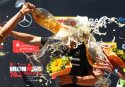 KRAICHGAU, GERMANY - JUNE 11: Sebastian Kienle of Germany gets a beer shower winning Ironman 70.3 Kraichgau on June 11, 2017 in Kraichgau, Germany. (Photo by Joern Pollex/Getty Images)