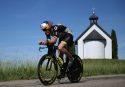 KRAICHGAU, GERMANY - JUNE 11: Sebastian Kienle of Germany competes in the cycle leg of the race during Ironman 70.3 Kraichgau on June 11, 2017 in Kraichgau, Germany. (Photo by Joern Pollex/Getty Images)
