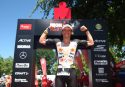 KRAICHGAU, GERMANY - JUNE 11: Sebastian Kienle of Germany celebrates after winning Ironman 70.3 Kraichgau on June 11, 2017 in Kraichgau, Germany. (Photo by Joern Pollex/Getty Images)