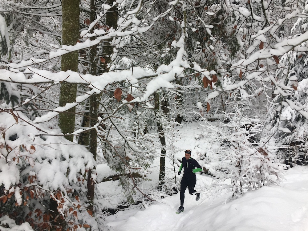 Trail-Running im Winter (Foto: Meike Maurer)