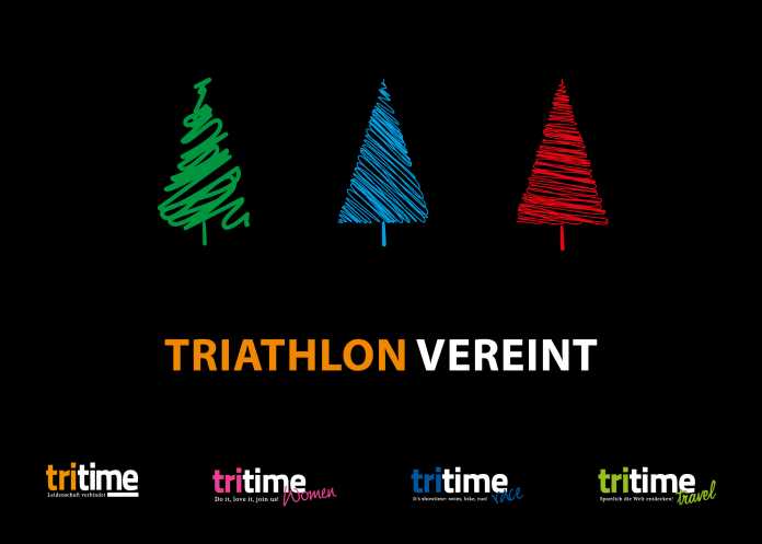 Triathlon vereint: Weihnachten